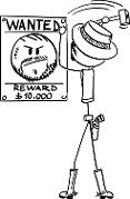 wanted cowboy stick figure resized