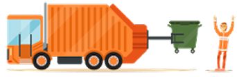 orange truck